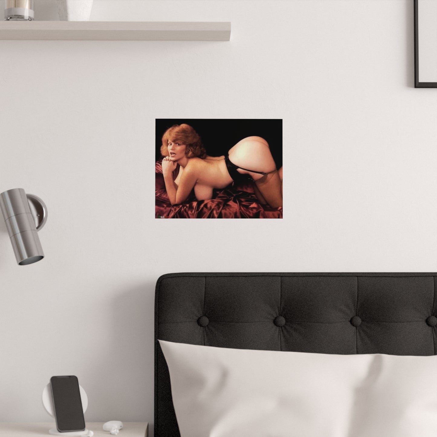 Satin Posters (210gsm) Retro Pornstar Lisa De Leeuw Nude