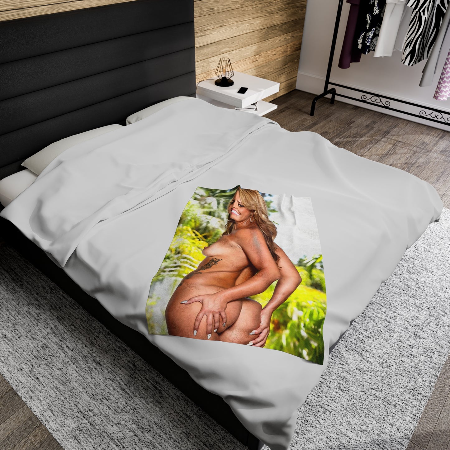 Velveteen Plush Blanket Pornstar Kelsie Monroe Nude