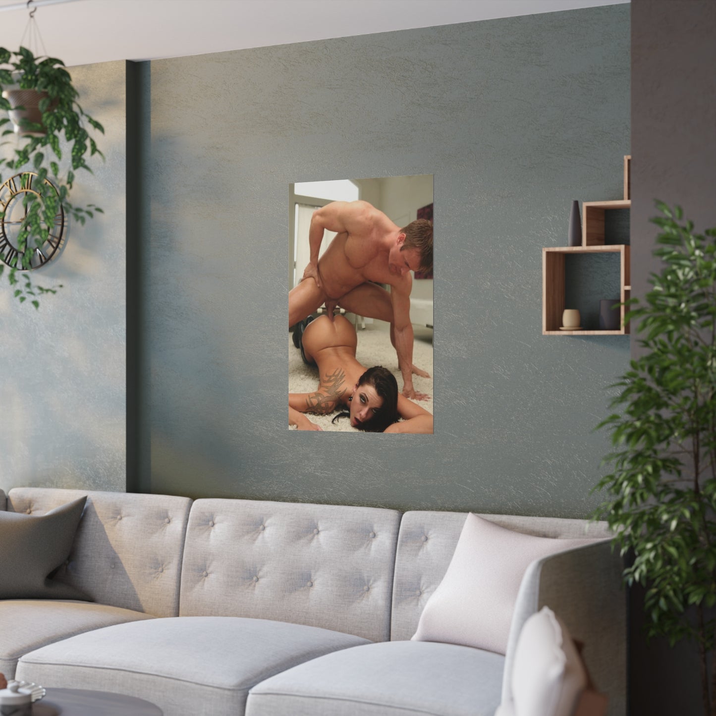Satin Posters (210gsm) Hot Hardcore Porno Porn Scene Chayse Evans Fucking Sex Anal