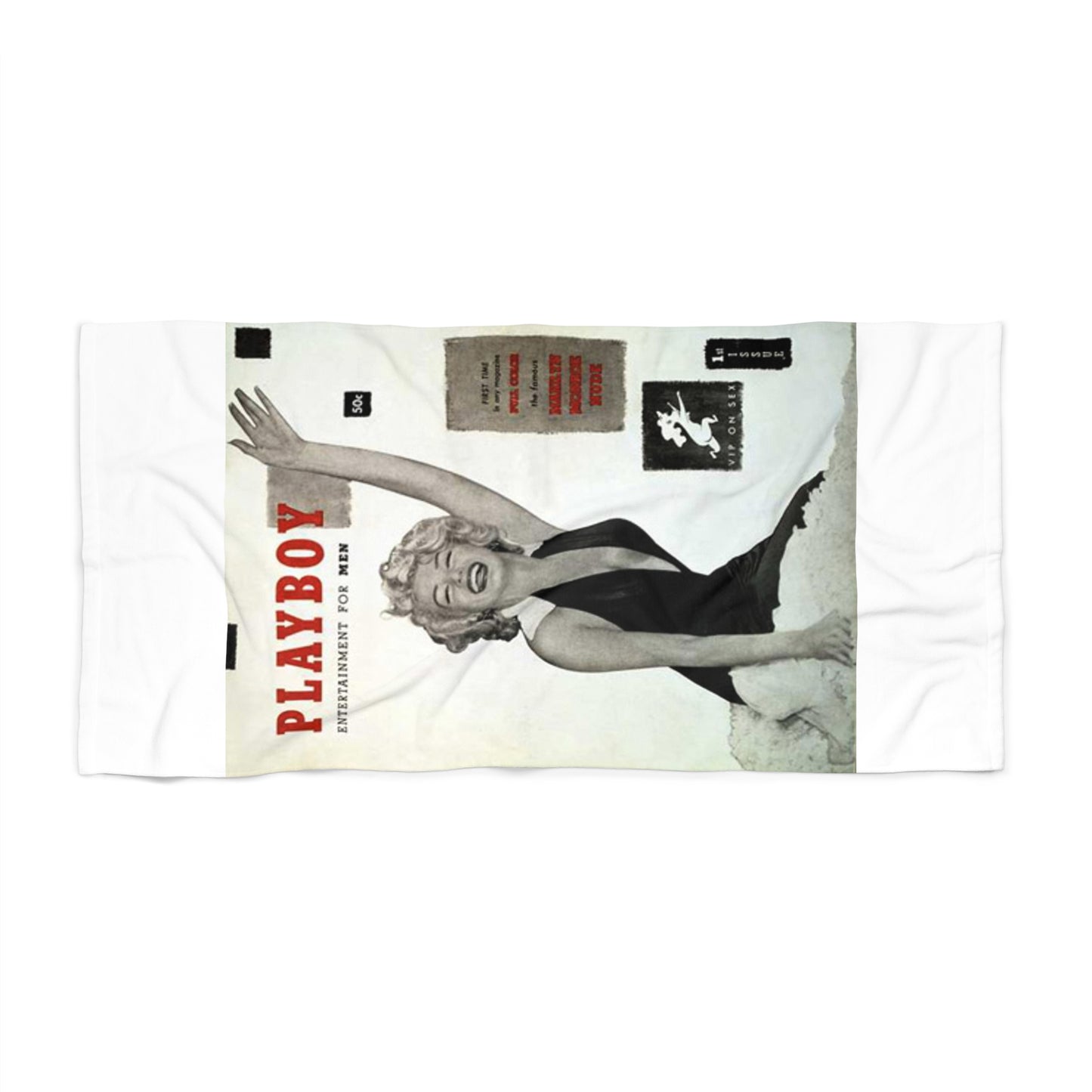 Beach Towel Playboy March 1953 Marilyn Monroe