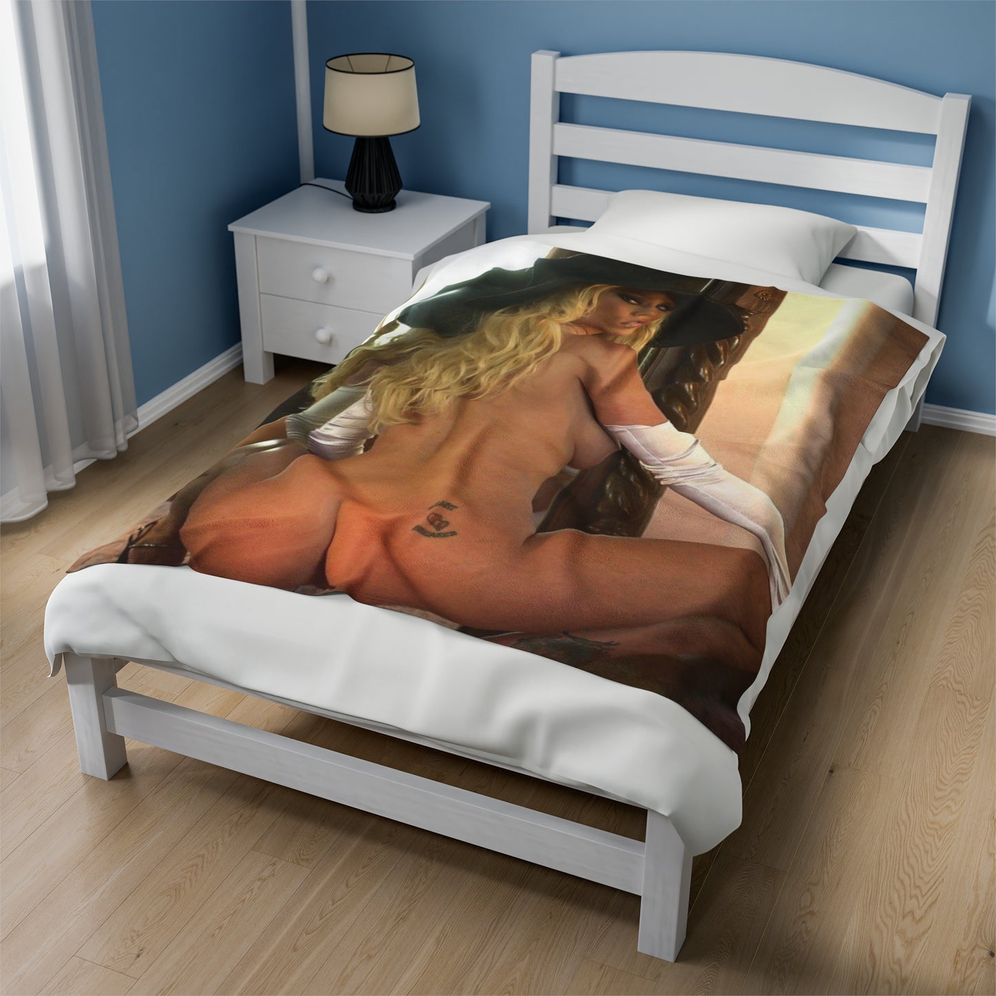 Velveteen Plush Blanket Pornstar Jenna Jameson Nude