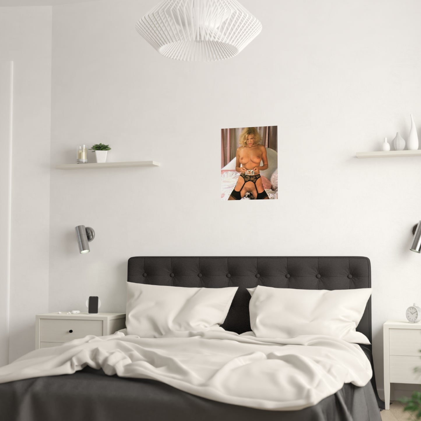 Satin Posters (210gsm) Vintage French Pornstar Brigitte Lahaie