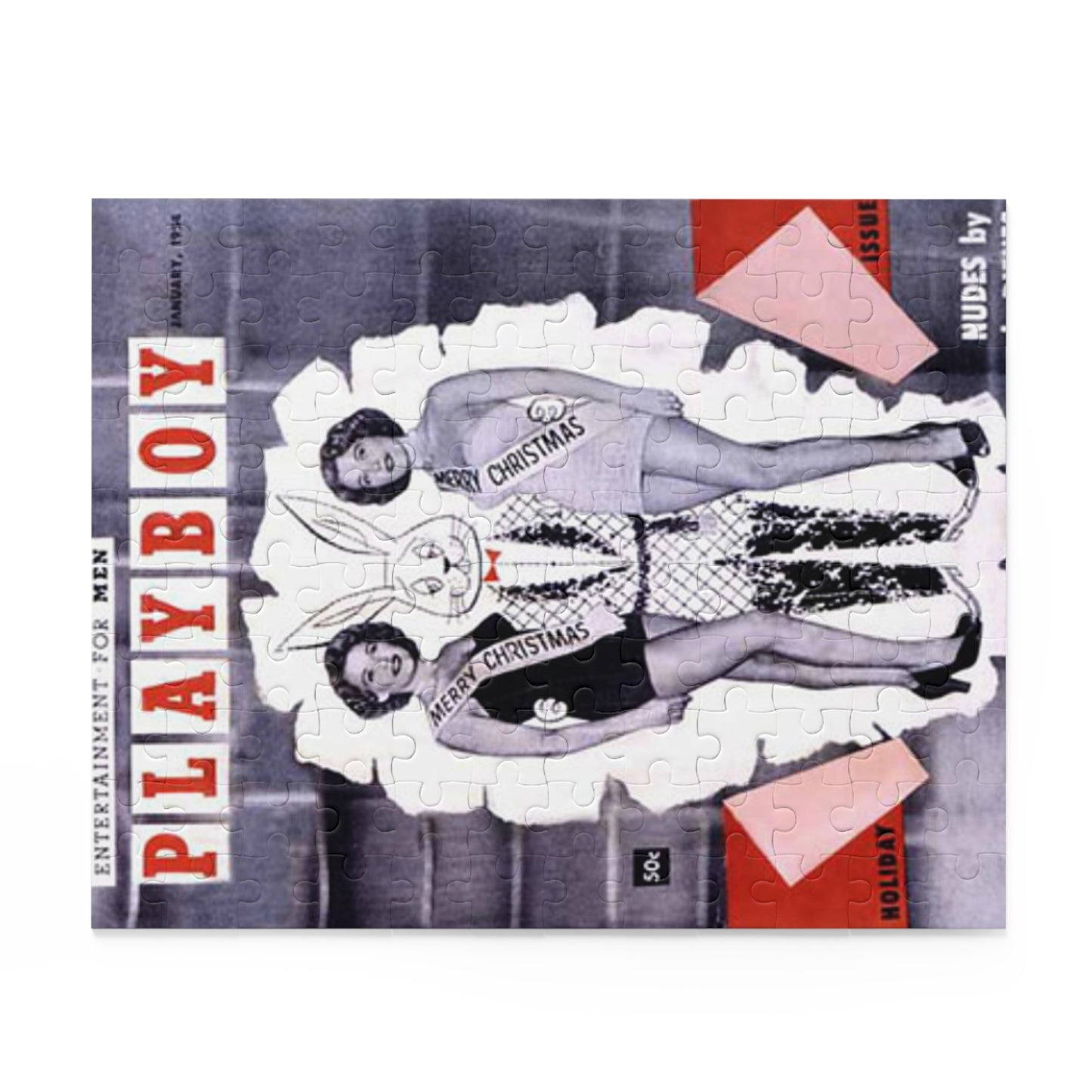 Puzzle (120, 252, 500-Piece) Playboy Cover January 1954