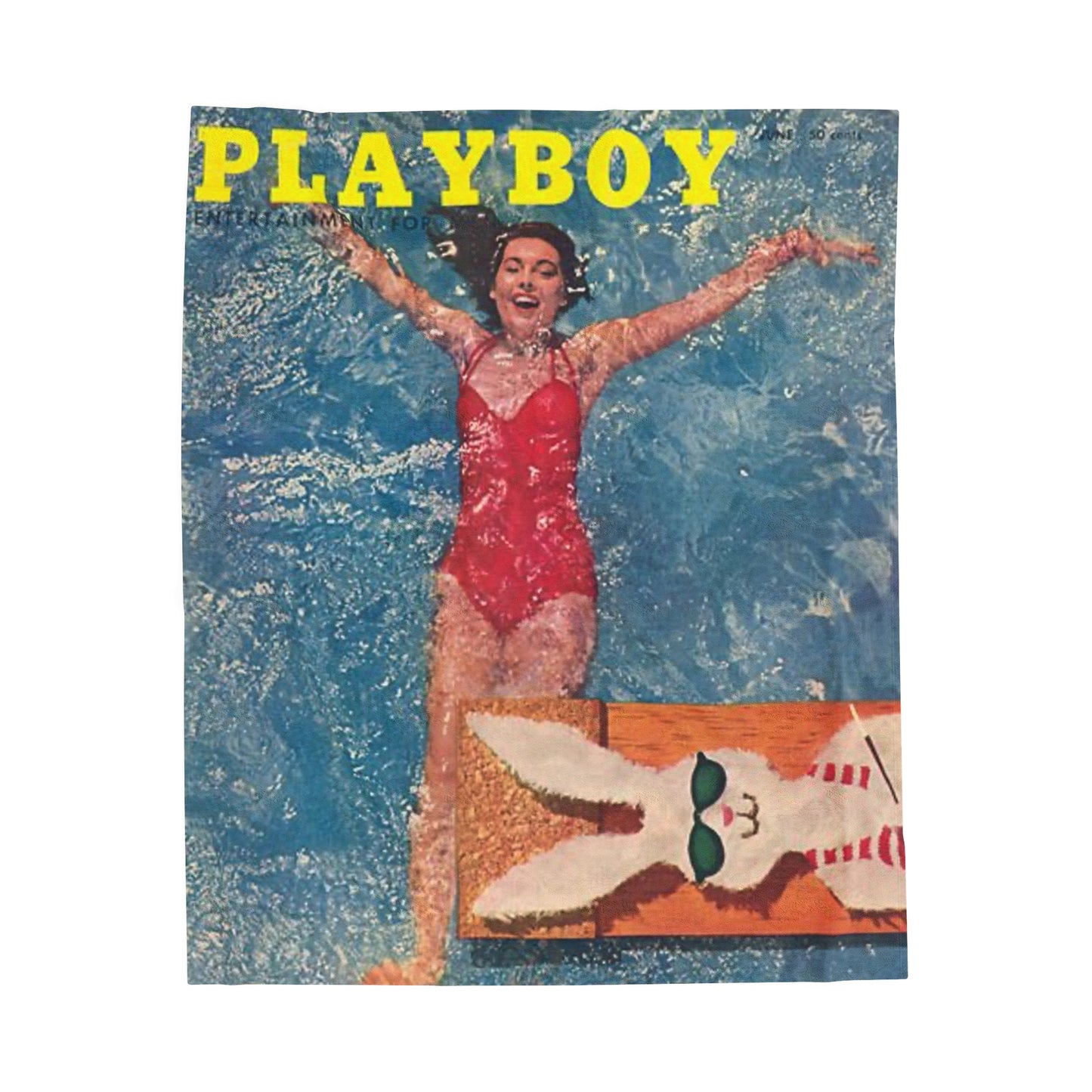 Velveteen Plush Blanket Cover June 1956