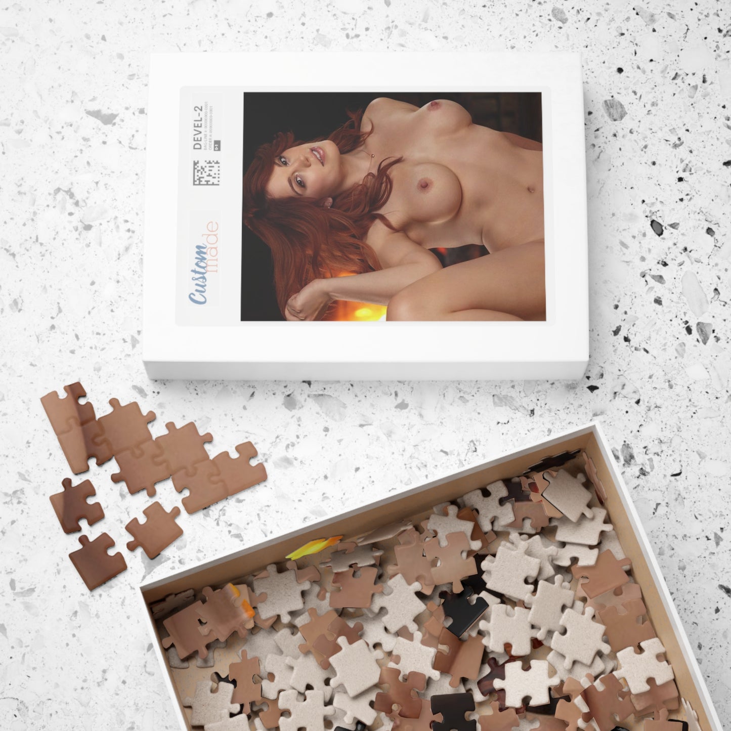 Puzzle (110, 252, 500, 1014-piece) Pet 2017 Molly Stewart Nude 2