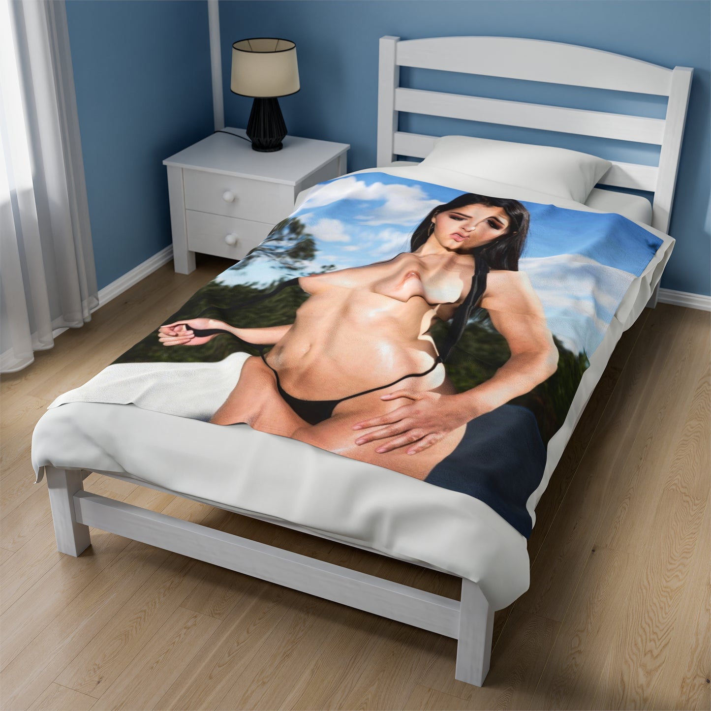Velveteen Plush Blanket Pornstar Valentina Nappi Nude