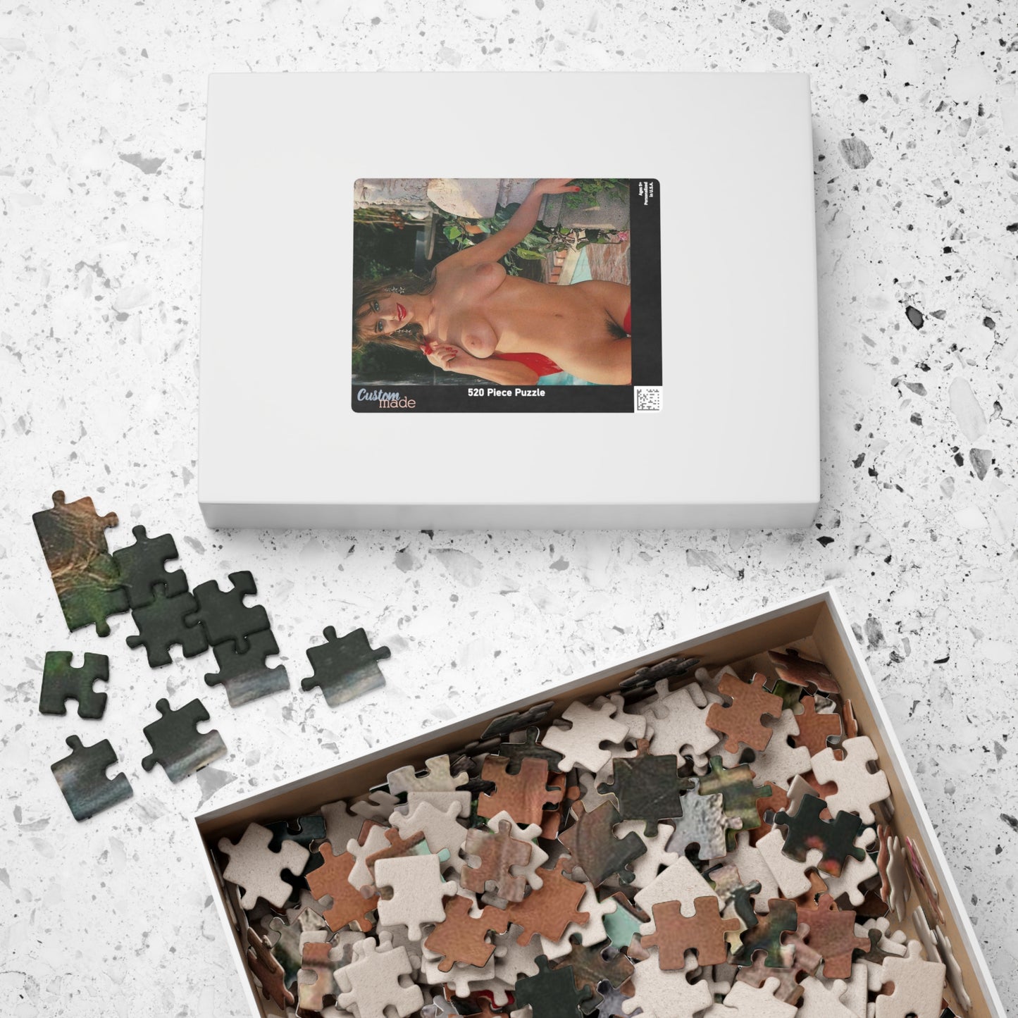 Puzzle (110, 252, 520, 1014-piece) Retro Pornstar Nikki Dial