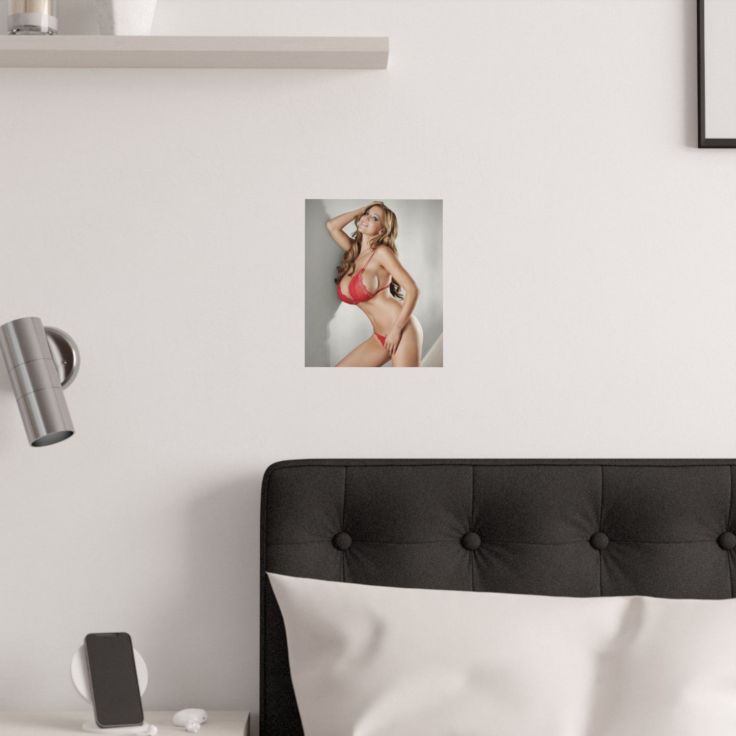 Satin Posters (210gsm) Jordan Carver Busty Lingerie Model