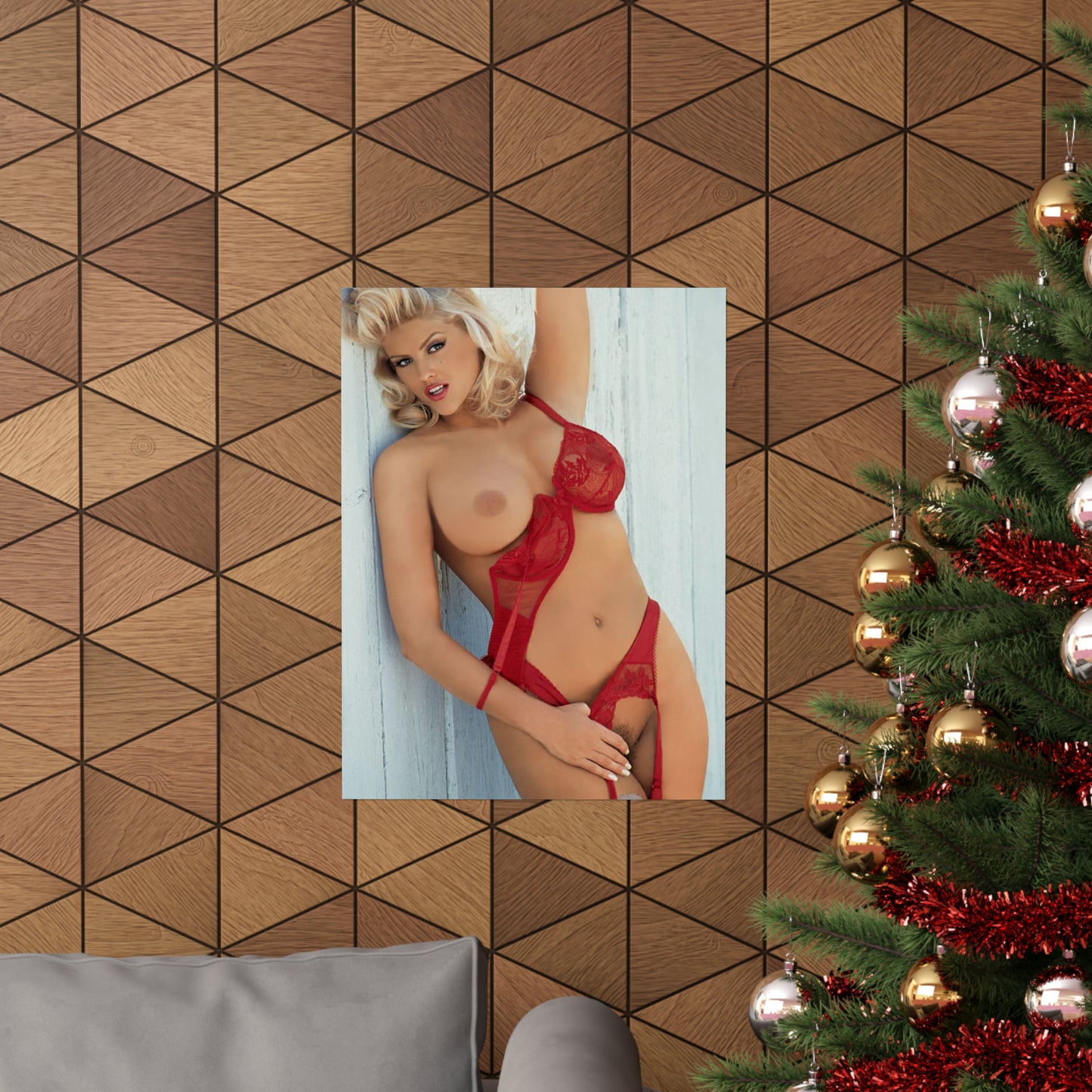 Premium Matte Vertical Poster Anna Nicole Smith Nude #4