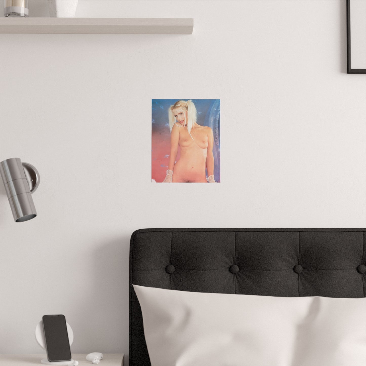 Satin Posters (210gsm) Retro Porn Star Cicciolina (Ilona Staller) Nude