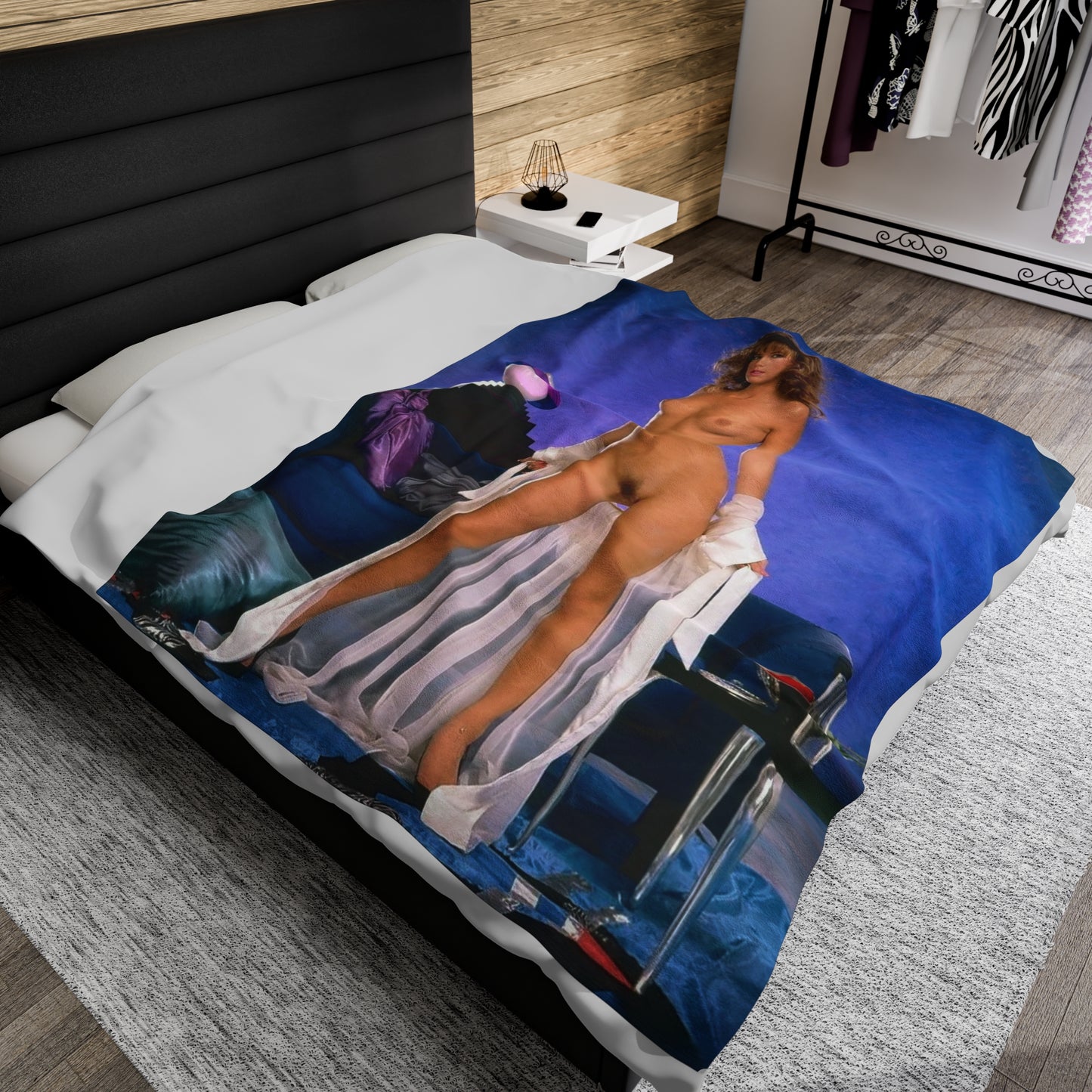 Velveteen Plush Blanket Pornstar Racquel Darrian Nude