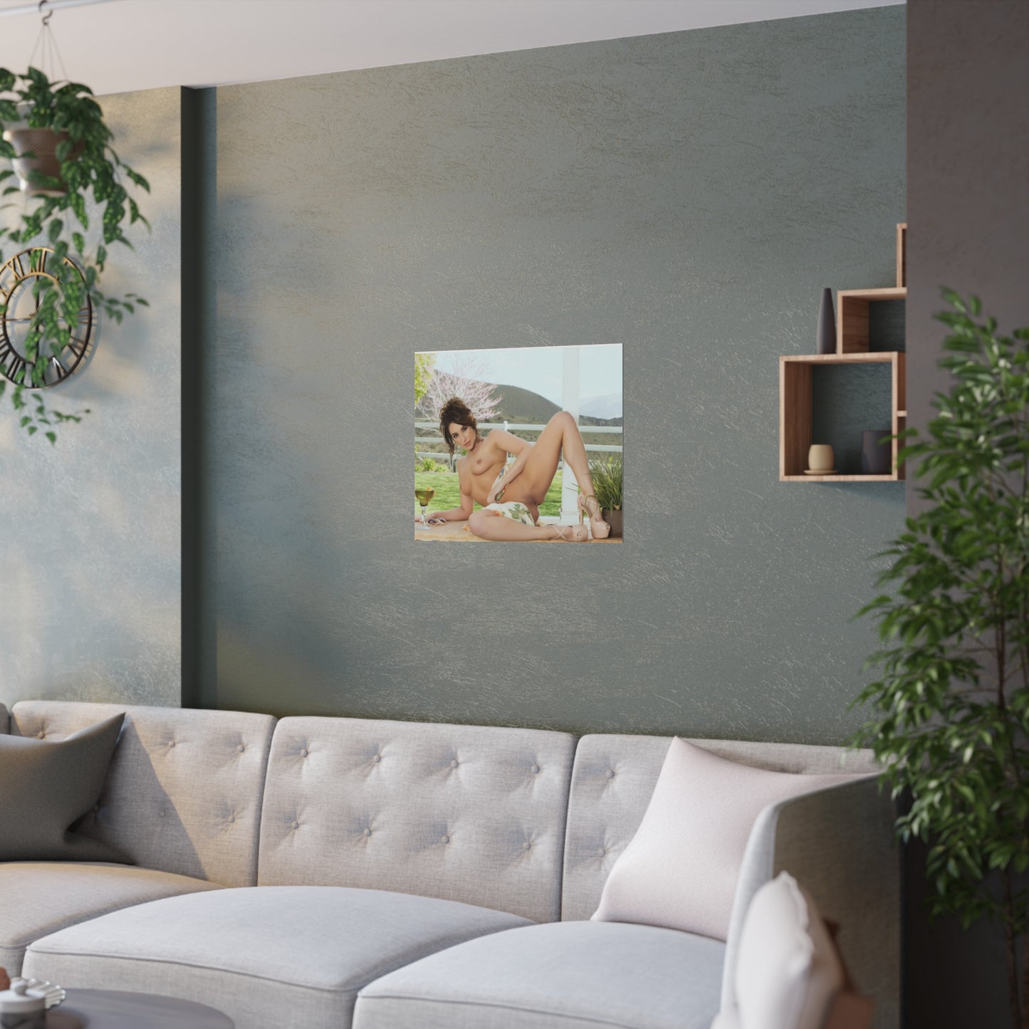 Satin Posters (210gsm) Pet June 2017 Olive Glass