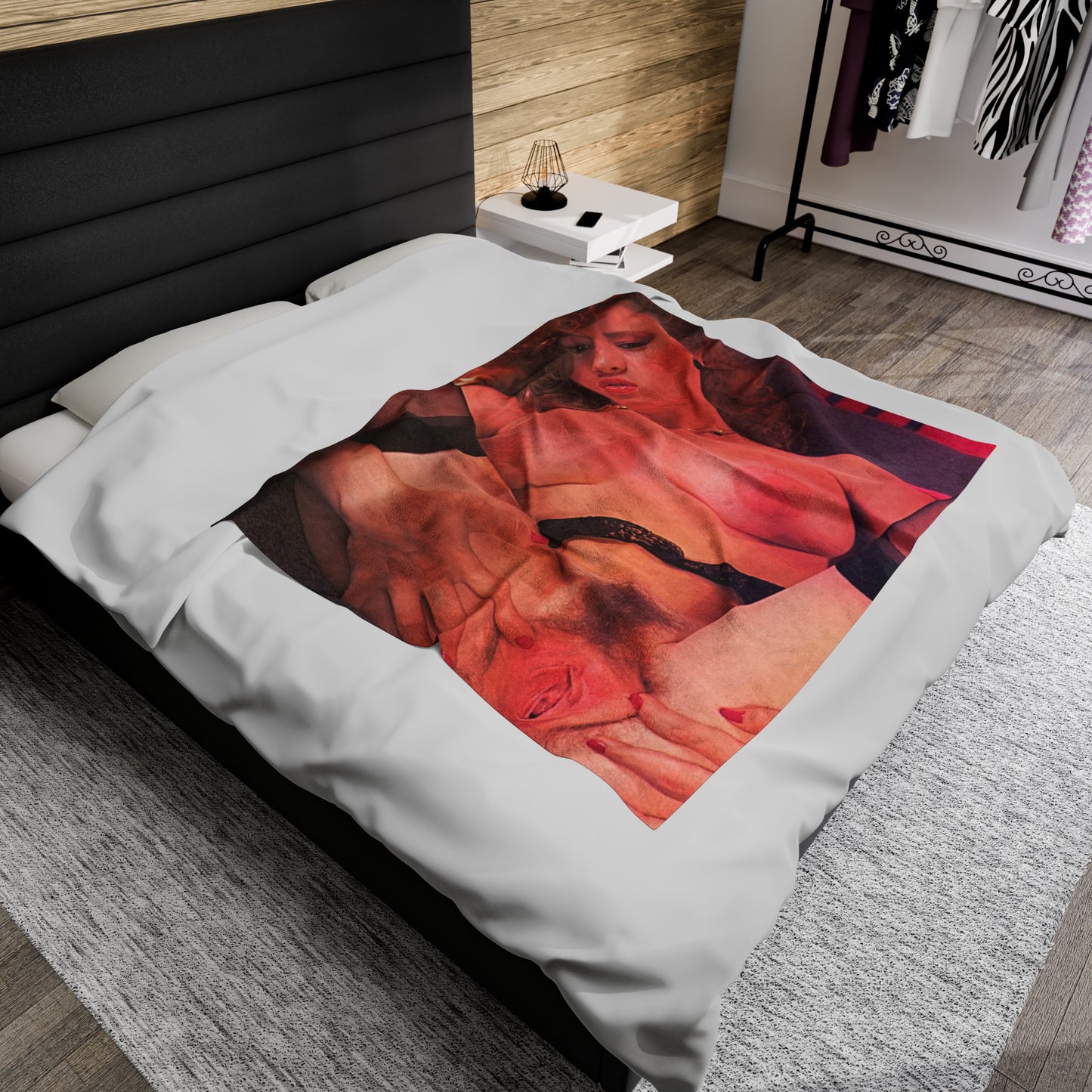 Velveteen Plush Blanket Traci Lords Nude