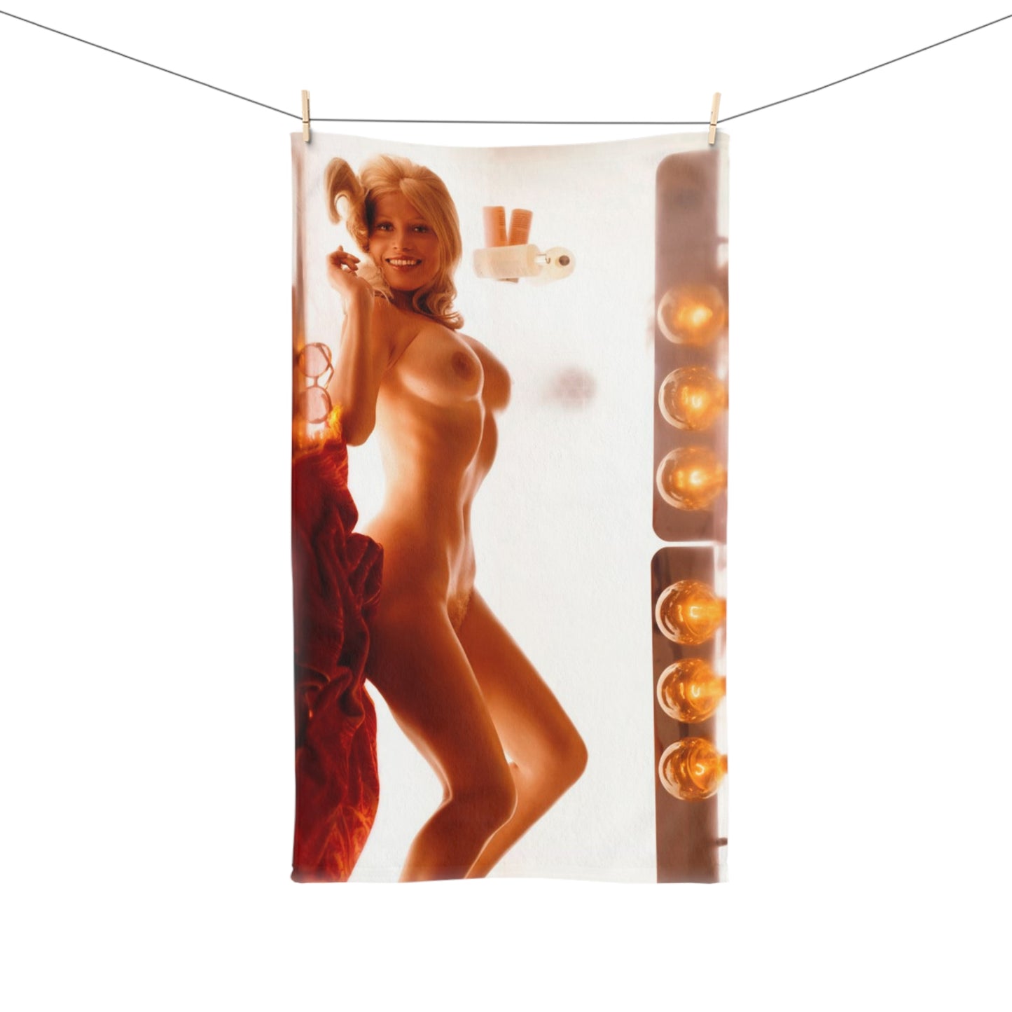 Hand Towel Playboy Playmate October 1972 Sharon Johansen