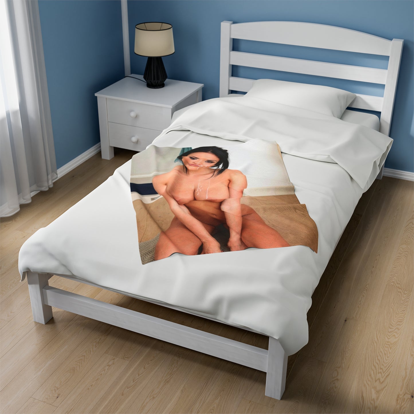 Velveteen Plush Blanket Anissa Kate Nude