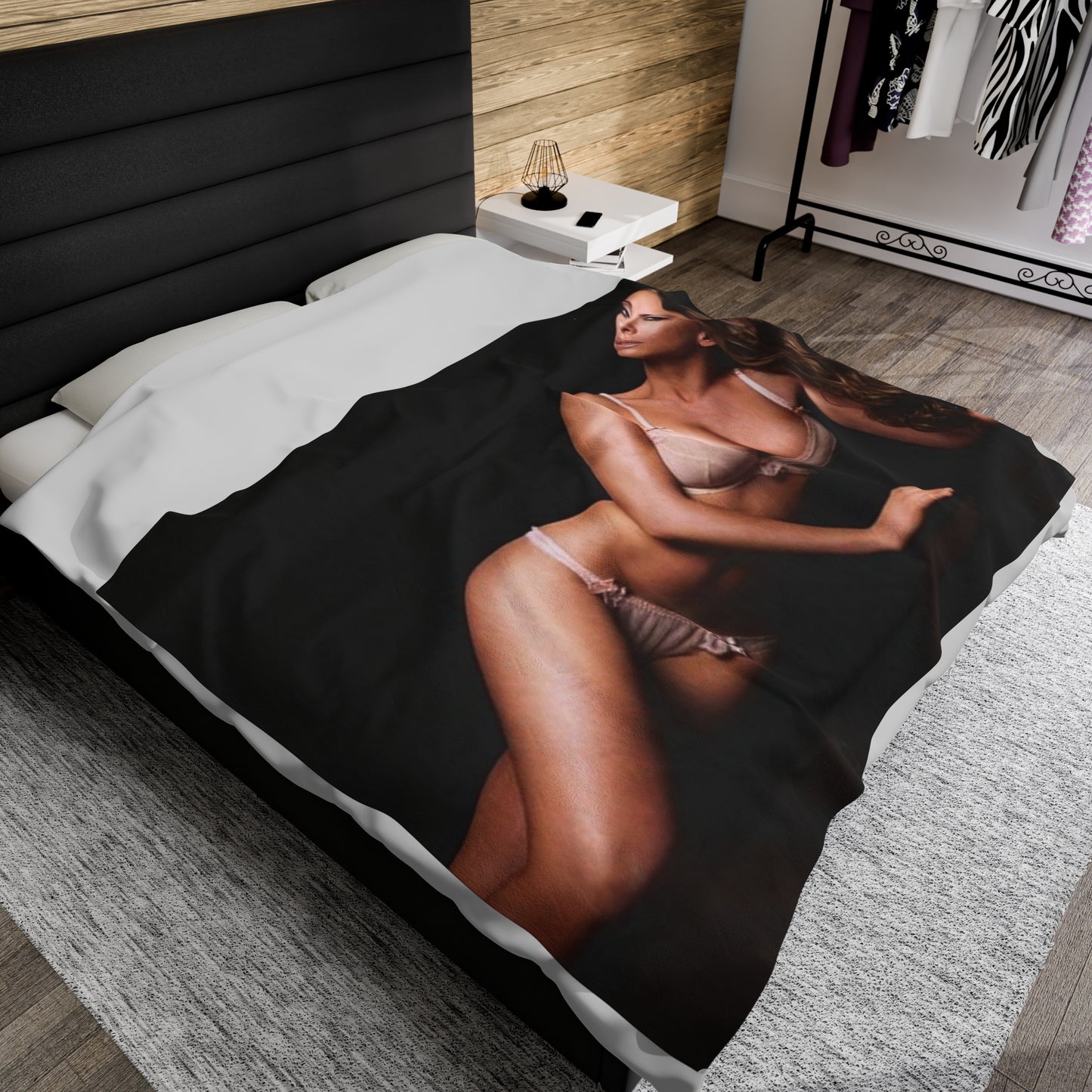 Velveteen Plush Blanket Jennifer Love Hewitt
