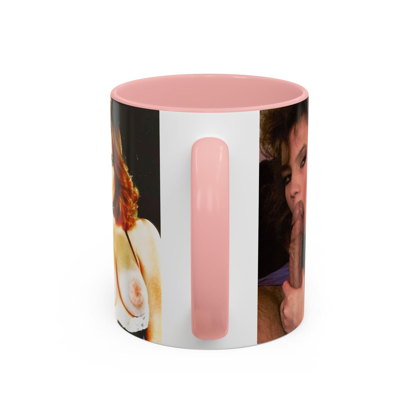 Accent Coffee Mug (11, 15oz) Retro Pornstar Traci Lords Nude