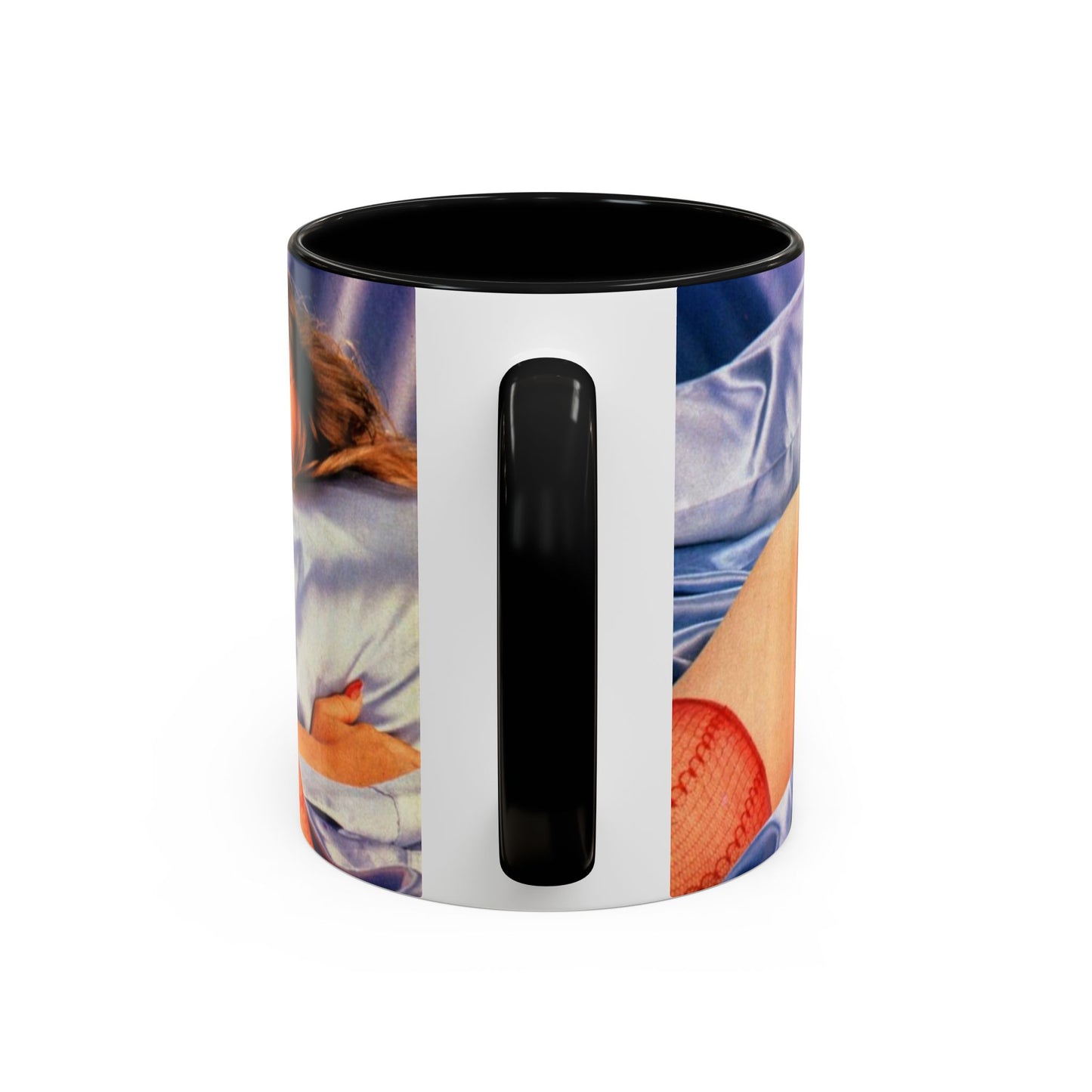 Accent Coffee Mug (11, 15oz) Traci Lords Naked Nude Retro