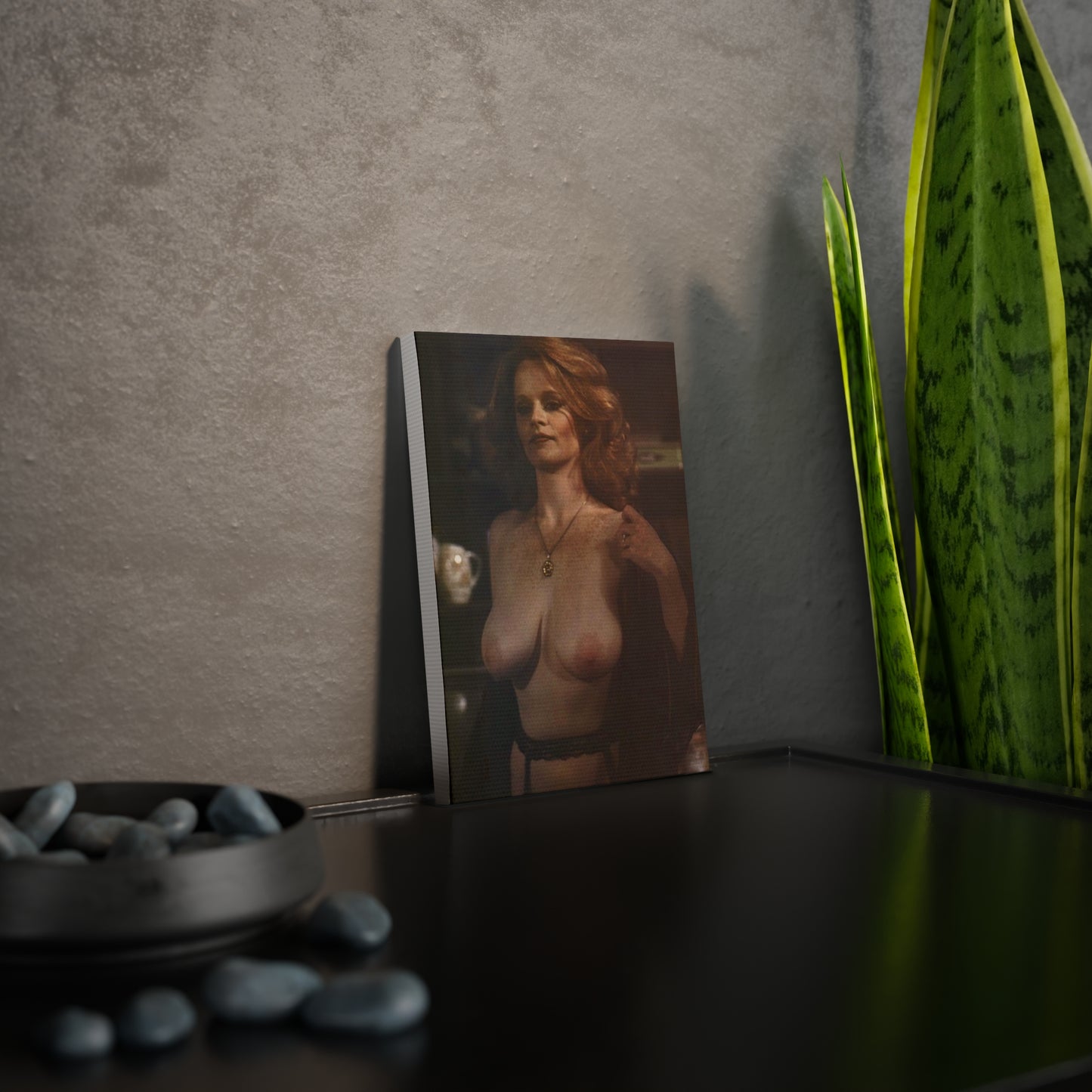 Canvas Photo Tile Retro Pornstar Lisa De Leeuw Nude