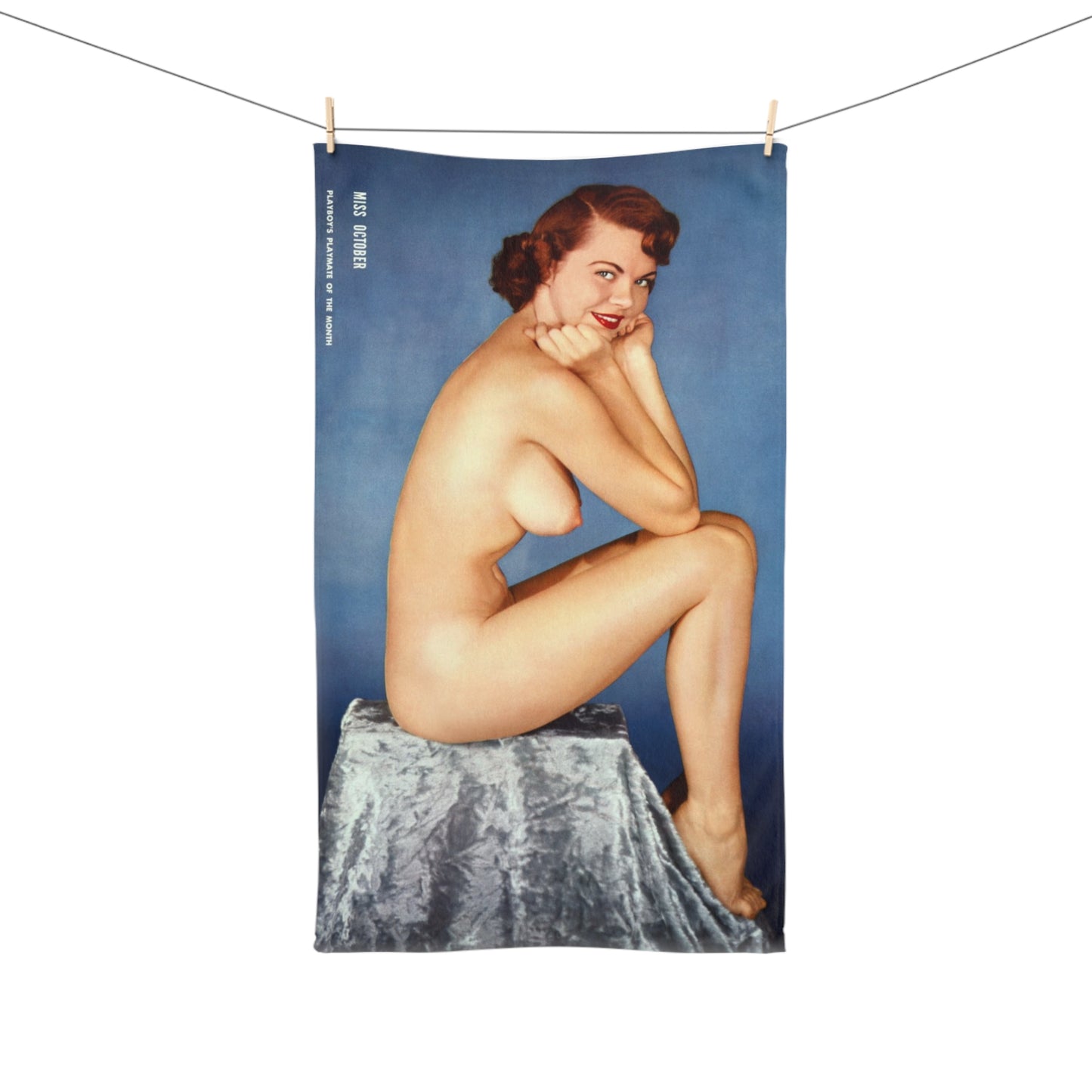 Hand Towel Playboy Playmate October 1954 Madeline Castle