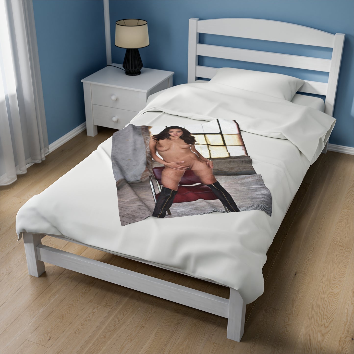 Velveteen Plush Blanket Lana Rhoades Nude