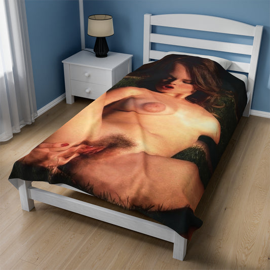 Velveteen Plush Blanket Traci Lords