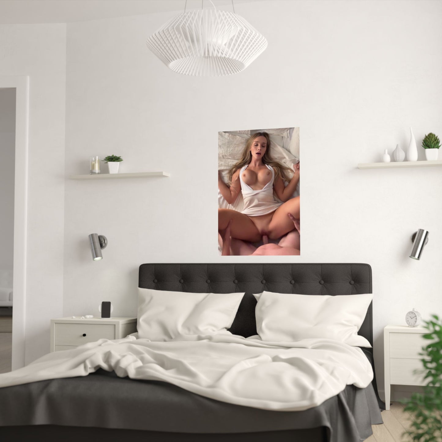 Satin Posters (210gsm) Stunning Teen Getting Fucked POV