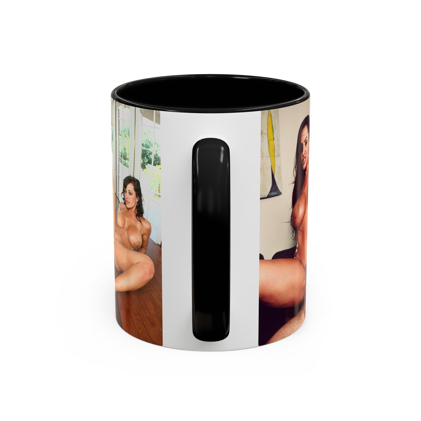 Accent Coffee Mug (11, 15oz) Hardcore Porno Porn Star Scene Lisa Ann Fucking