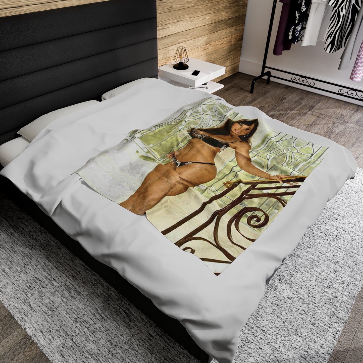 Velveteen Plush Blanket Lisa Ann Lingerie