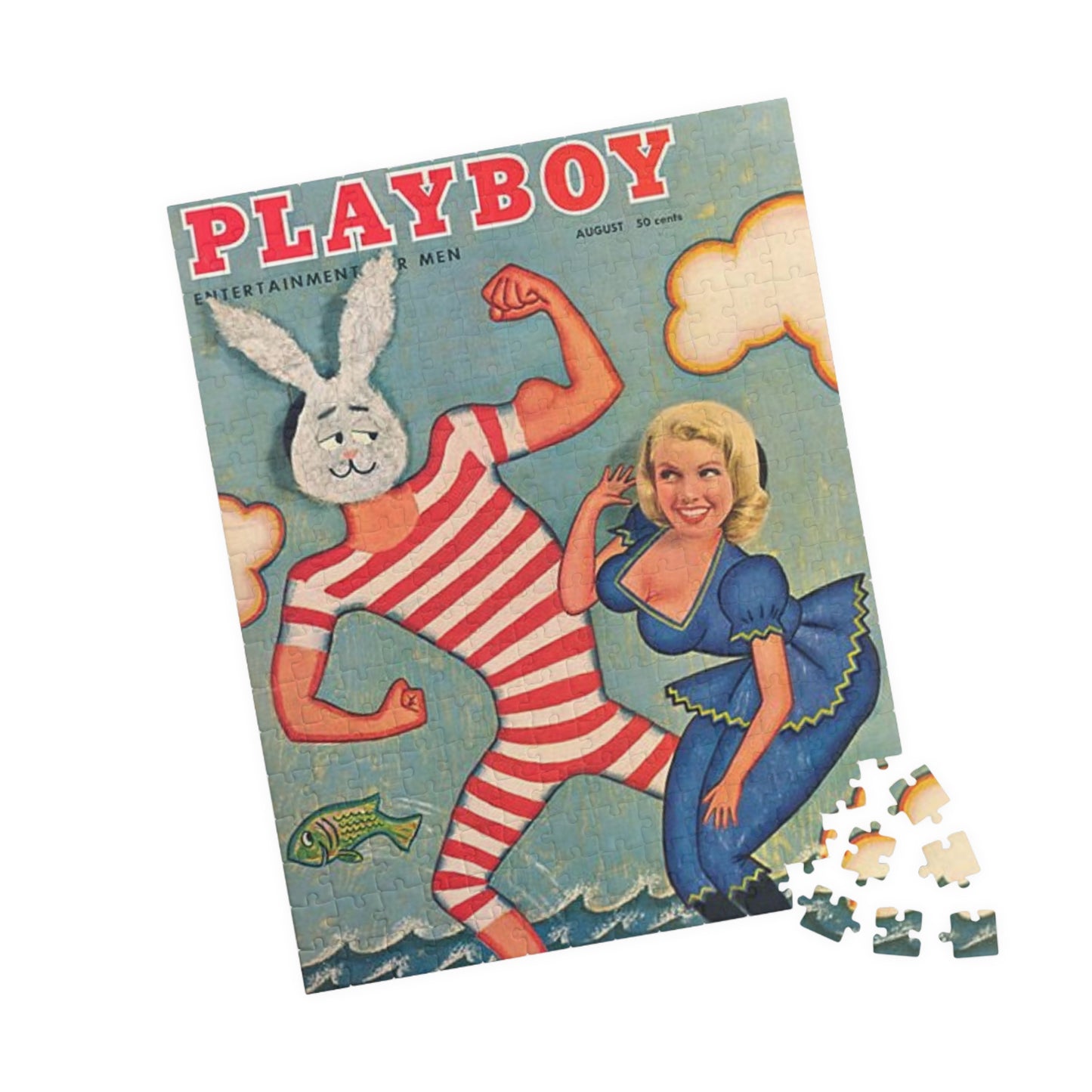 Puzzle (110, 252, 500, 1014-piece) Playboy Cover August 1957