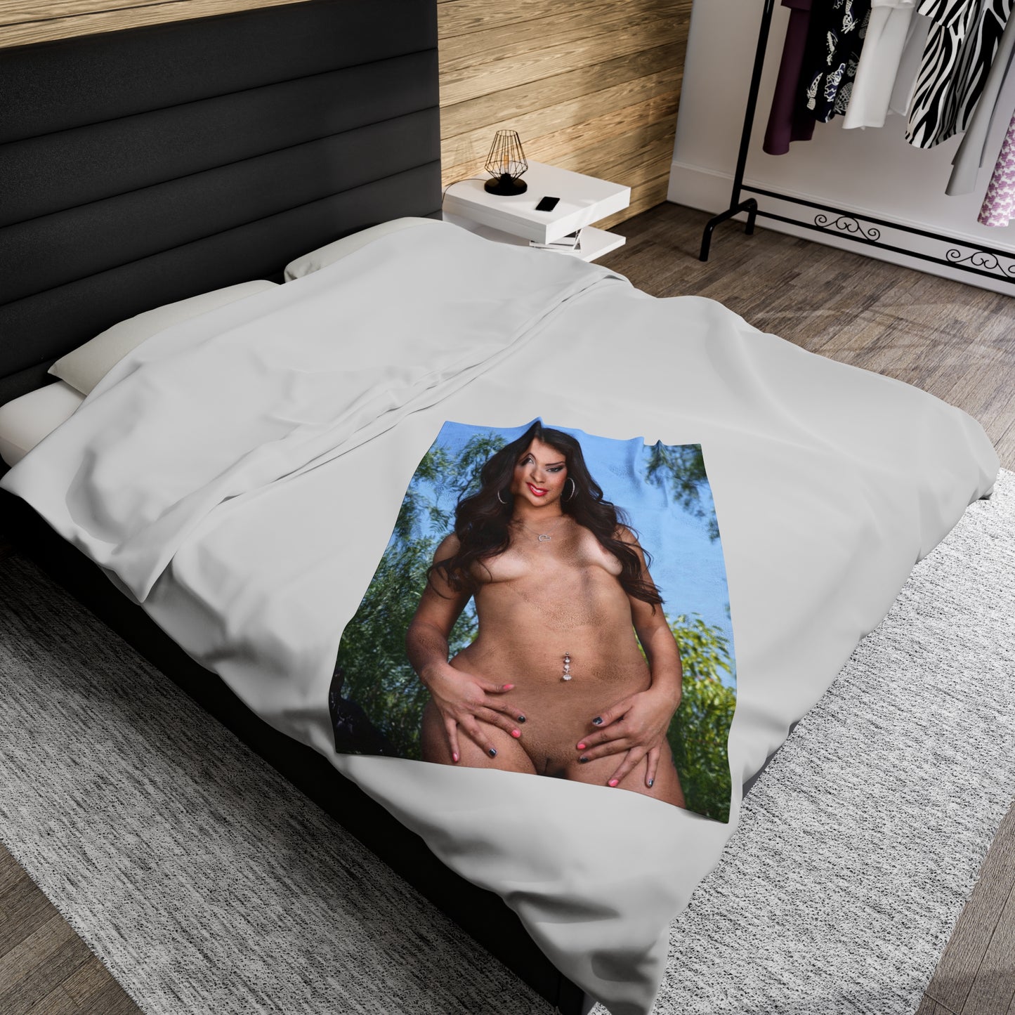 Velveteen Plush Blanket Porn Star Jynx Maze Nude