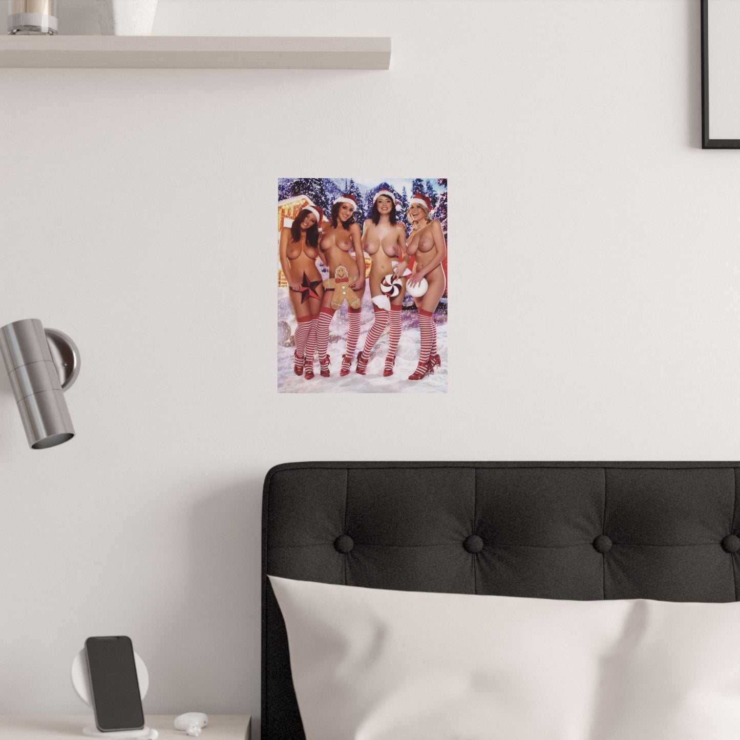 Satin Posters (210gsm) Christmas Pornstars Nude