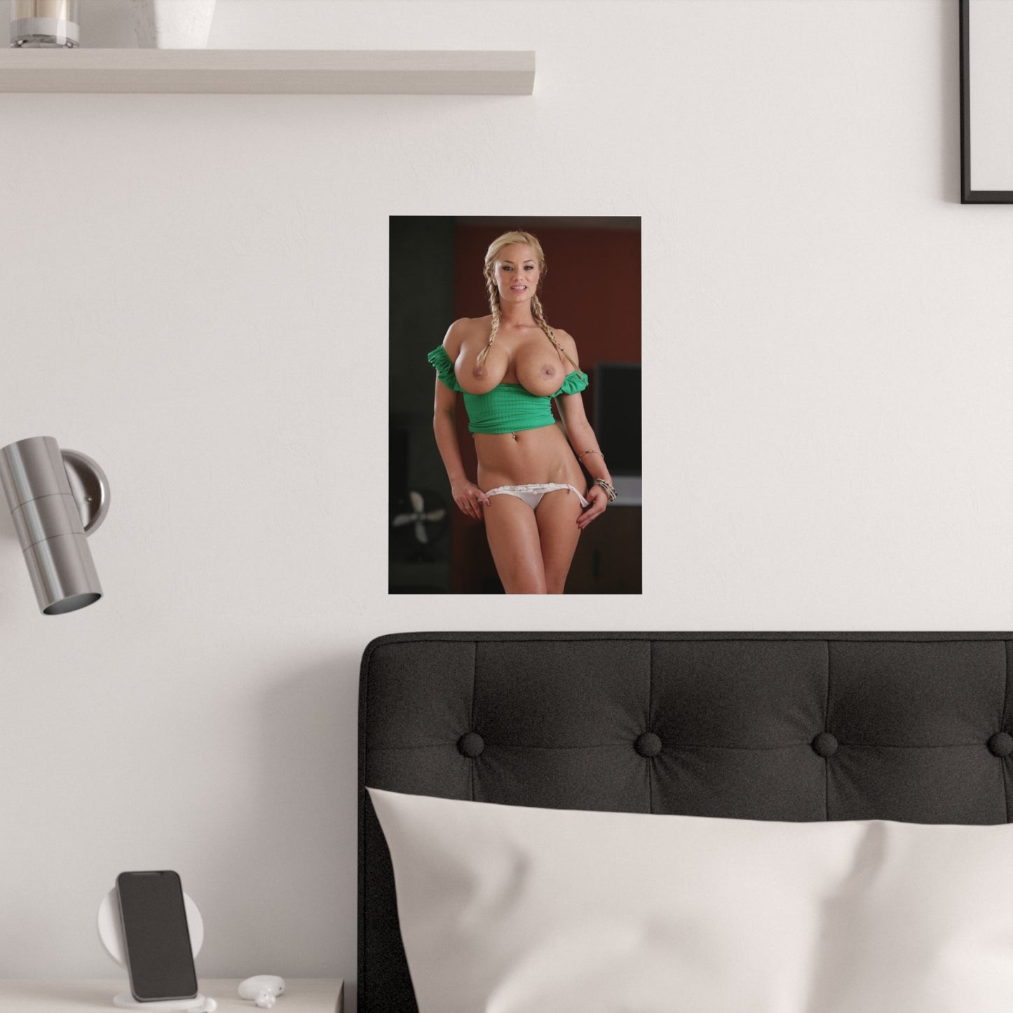Satin Posters (210gsm) Adult Star Shyla Stylez Nude