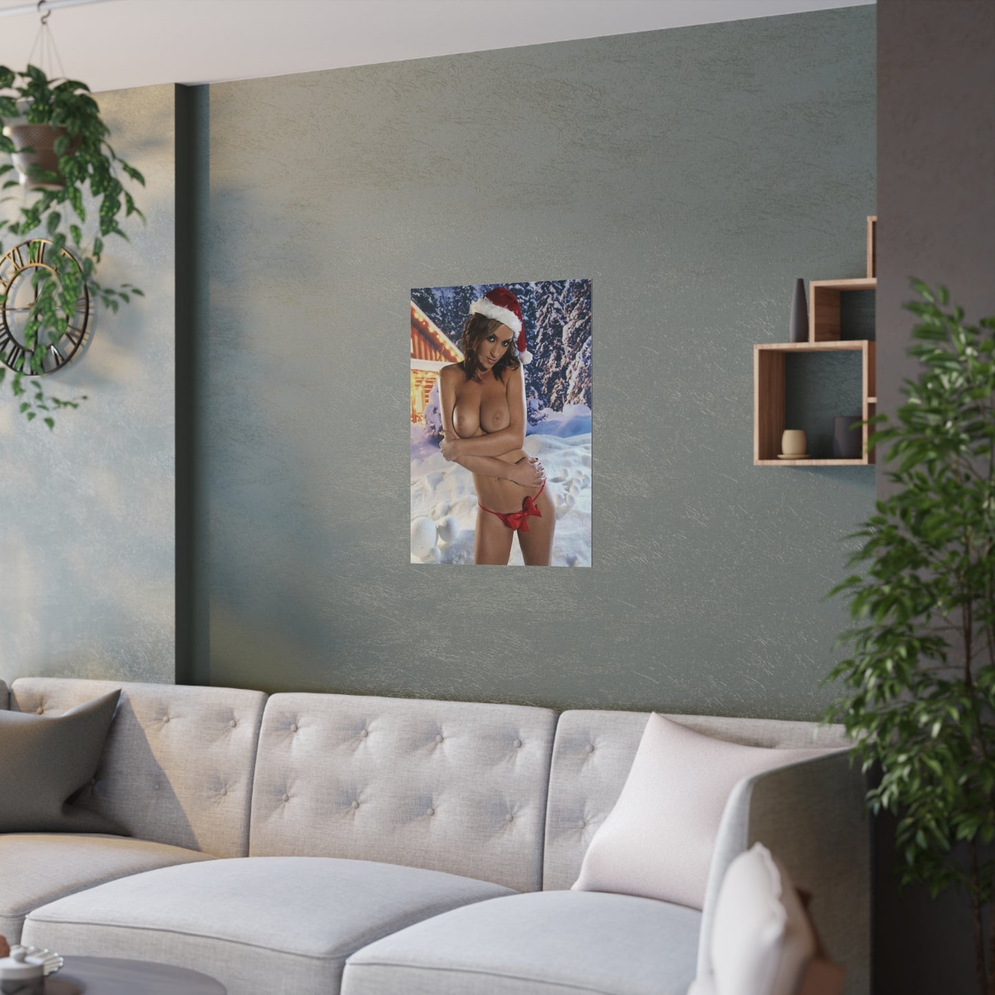 Satin Posters (210gsm) Christmas Pornstars Nude