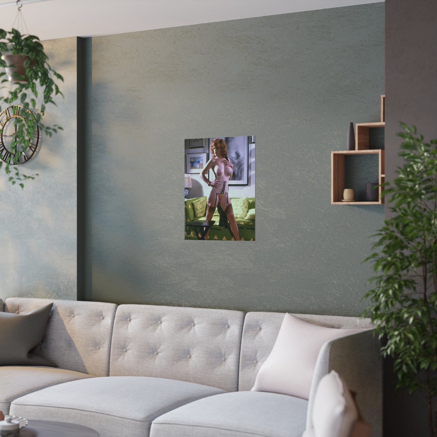 Satin Posters (210gsm) Retro Porn Star Lisa De Leeuw Nude