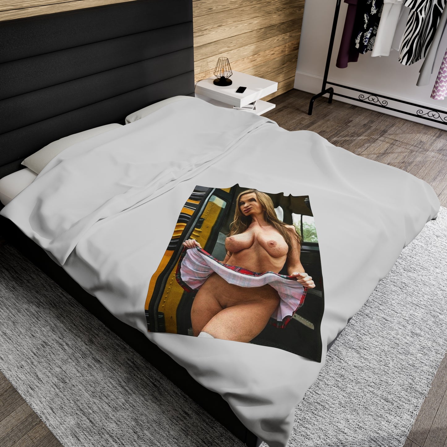 Velveteen Plush Blanket Porn Star Nikki Benz