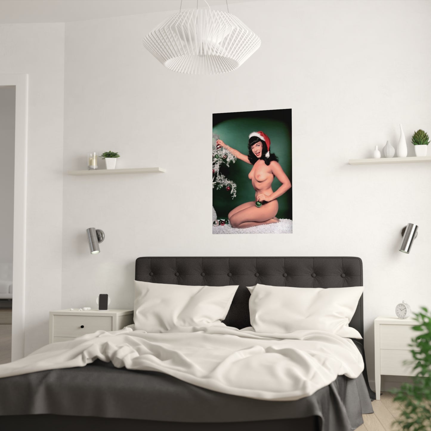 Satin Posters (210gsm) Playmate January 1955 Bettie Page
