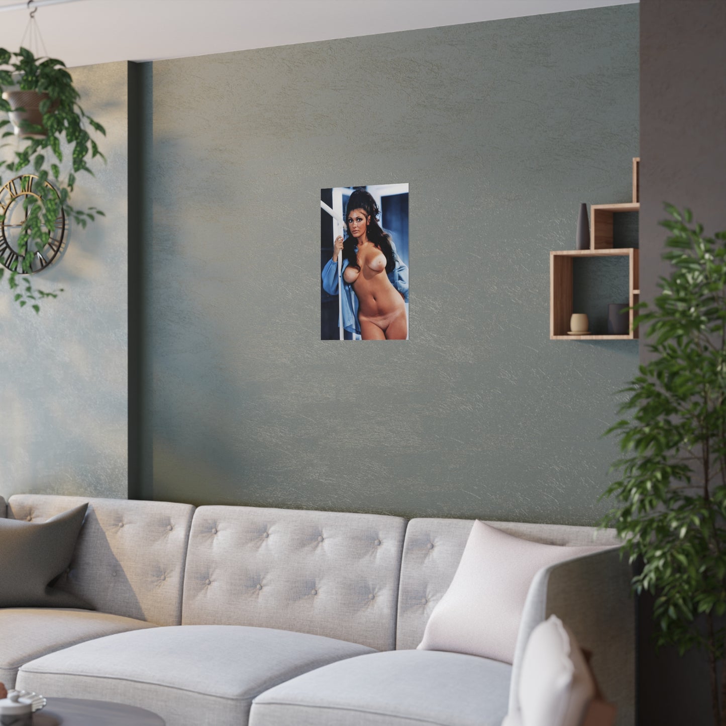 Satin Posters (210gsm) Playboy Playmate Cynthia Myers nude