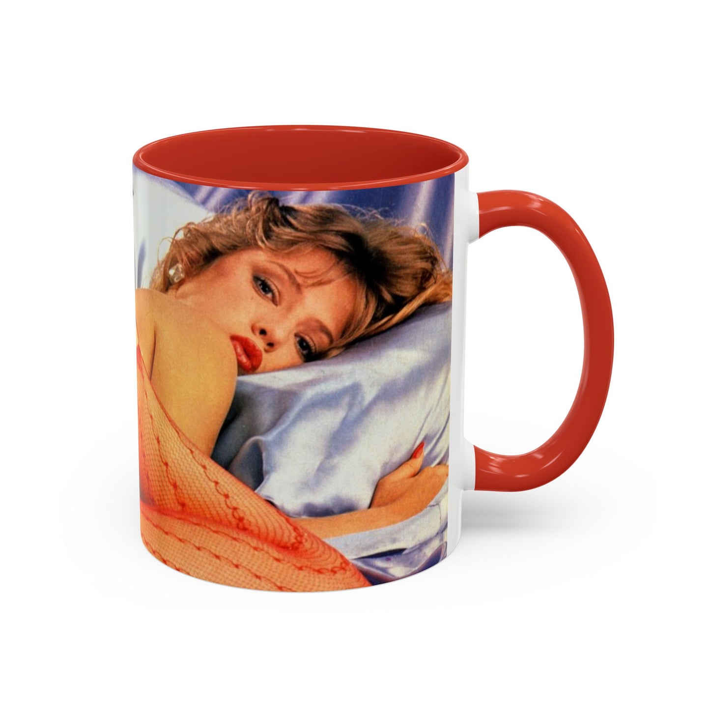 Accent Coffee Mug (11, 15oz) Traci Lords Naked Nude Retro