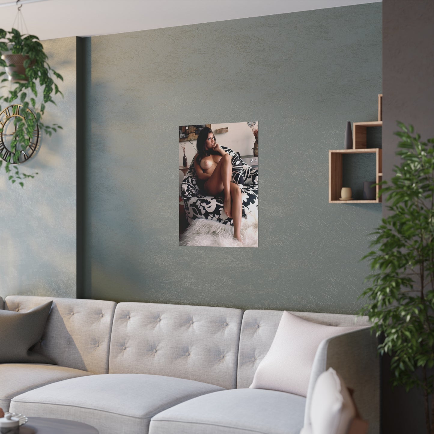 Satin Posters (210gsm) Playboy Playmate Cynthia Myers nude