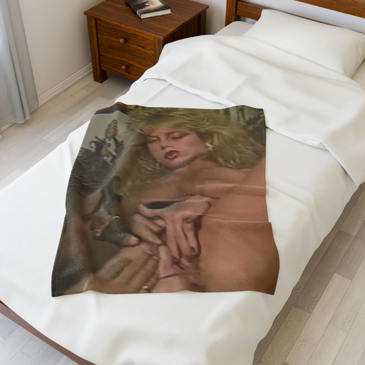 Velveteen Plush Blanket Traci Lords Nude Retro Porn Star
