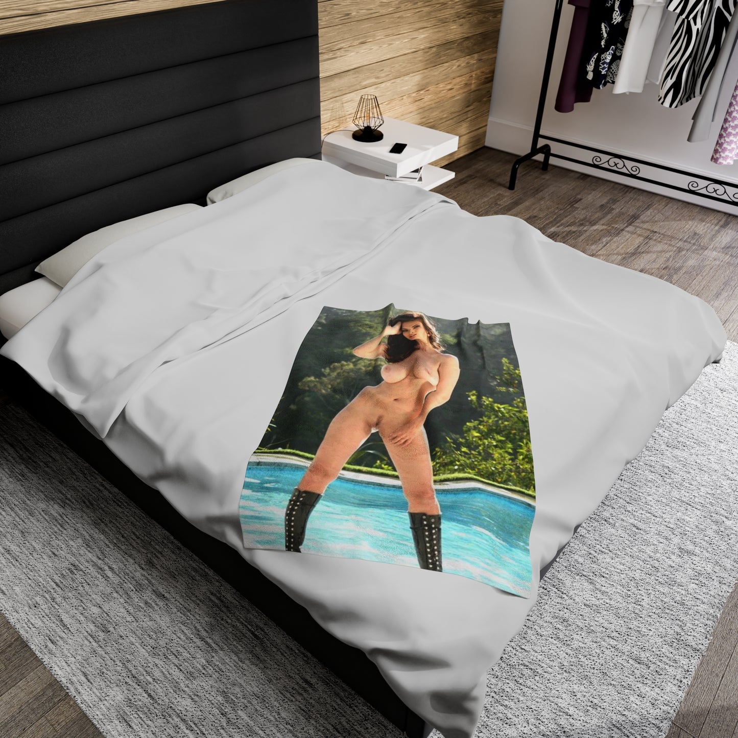 Velveteen Plush Blanket Porn Star Tera Patrick Nude