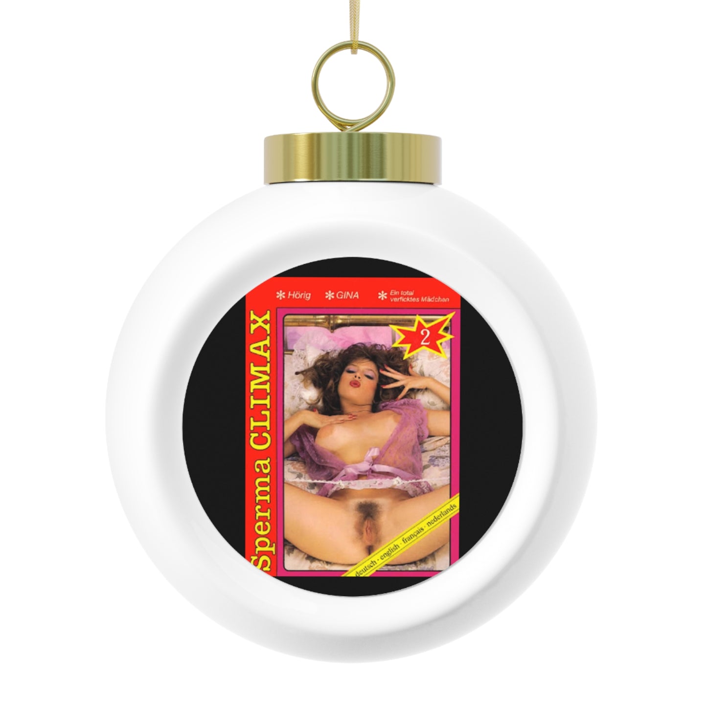 Christmas Ball Ornament Traci Lords Magazine Cover