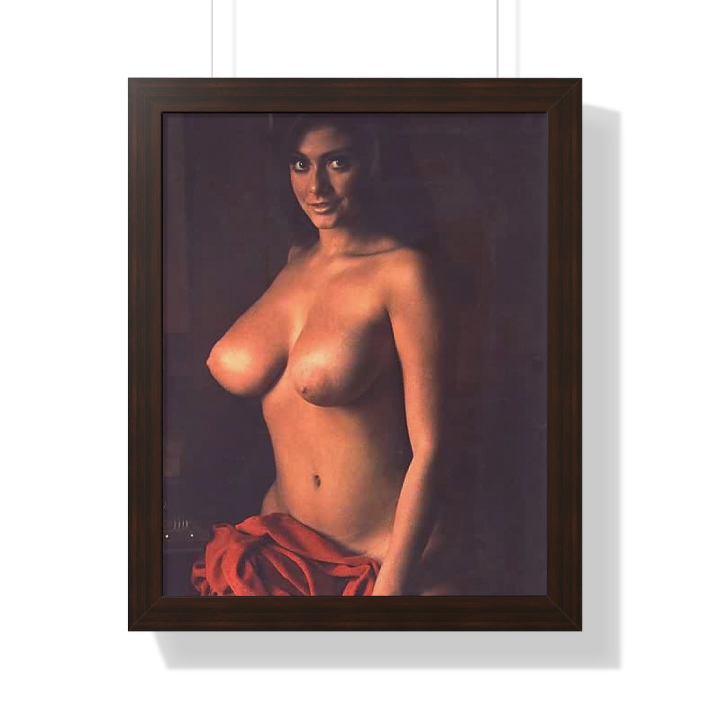 Framed Vertical Poster Playboy Playmate Cynthia Myers Nude