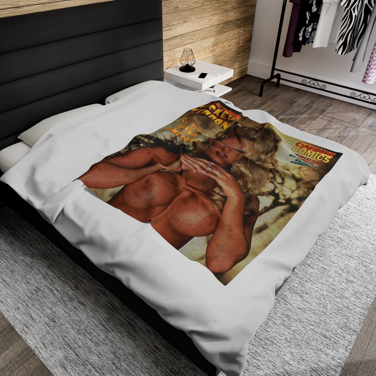 Velveteen Plush Blanket Pornstar Jenna Jameson Nude