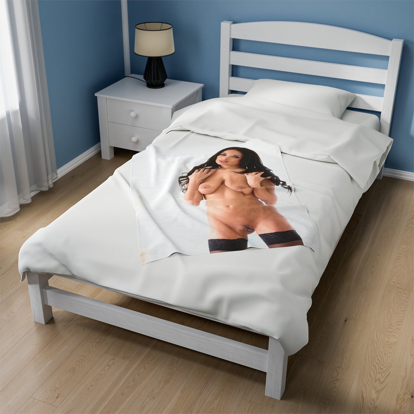 Velveteen Plush Blanket Porn Star Anissa Kate Nude