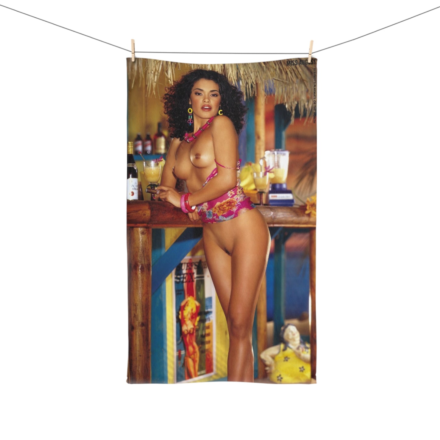 Hand Towel Playboy Playmate August 2002 Christina Santiago