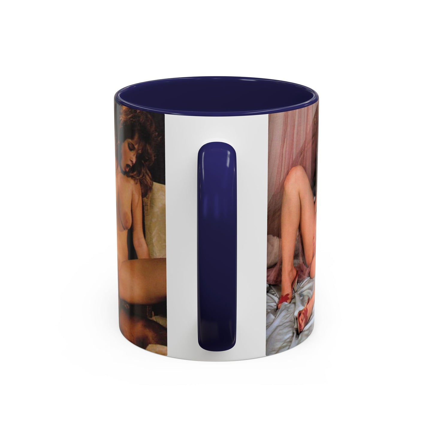 Accent Coffee Mug (11, 15oz) Retro Pornstar Traci Lords Nude