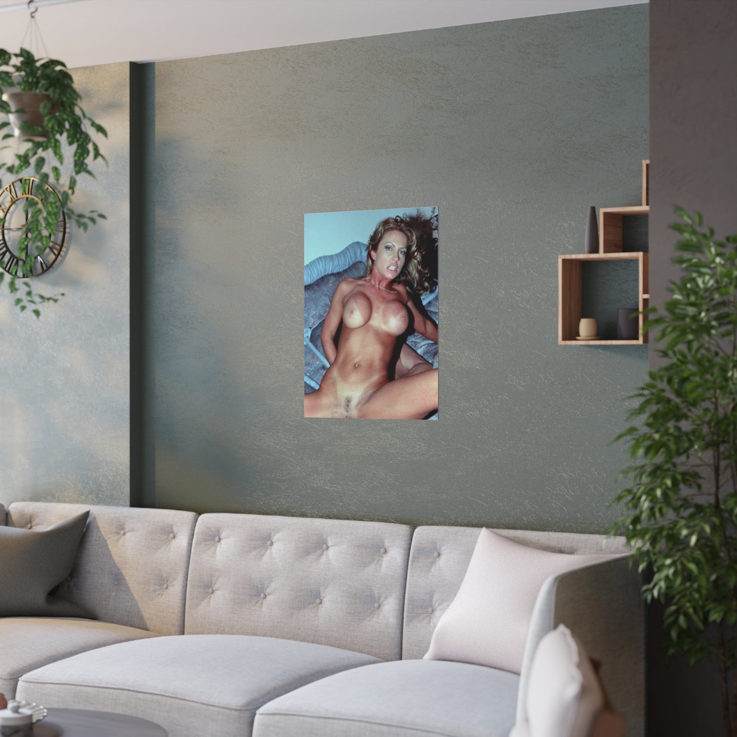 Satin Posters (210gsm) Retro Pornstar Ashlyn Gere Nude