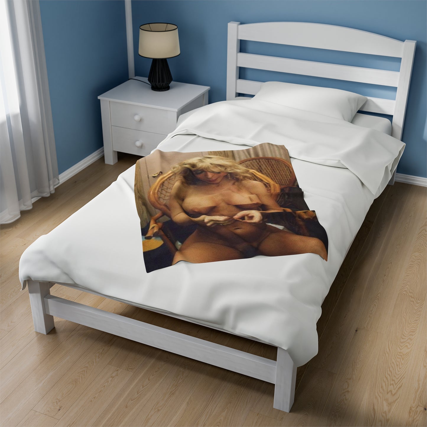 Velveteen Plush Blanket Porn Star Nina Hartley Nude
